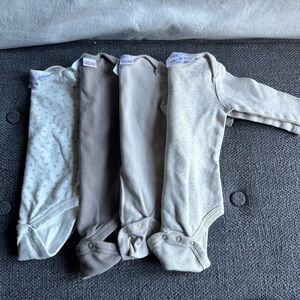 Zara Neutral Toned Kids One Pieces - 4 3-6